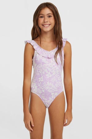 badpak Tropics met ruches lila