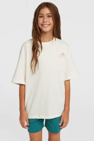 regular high waist sweatshort donkergroen