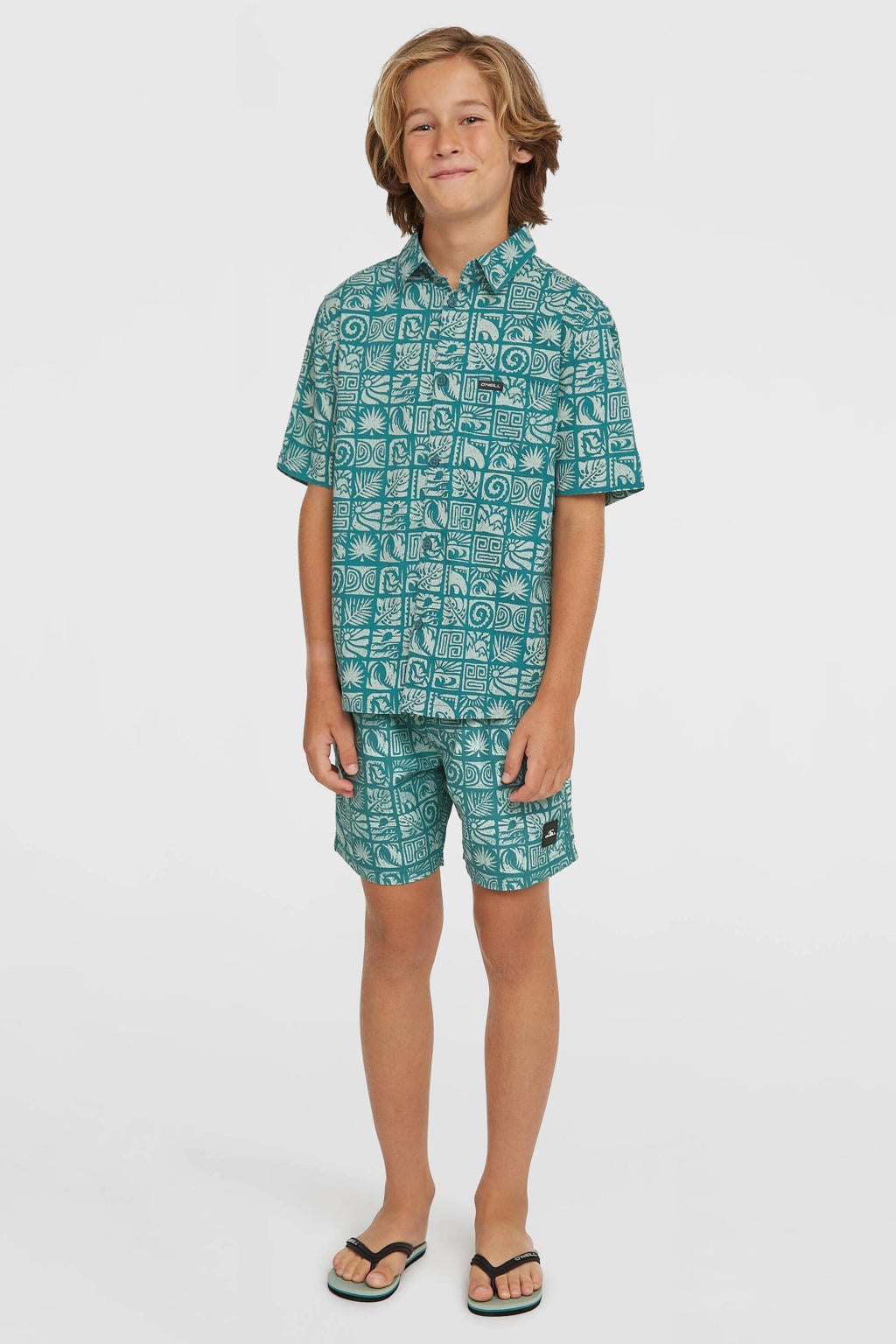 O'Neill zwemshort all over print groen