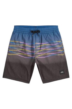 zwemshort blauw/zwart