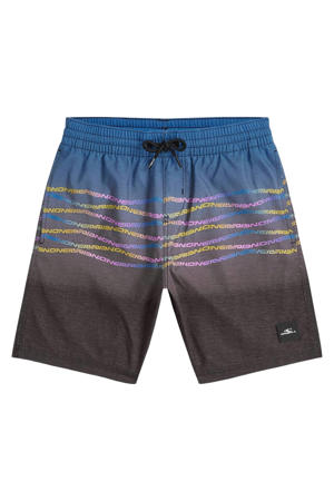 zwemshort blauw/zwart