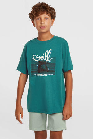 T-shirt petrol