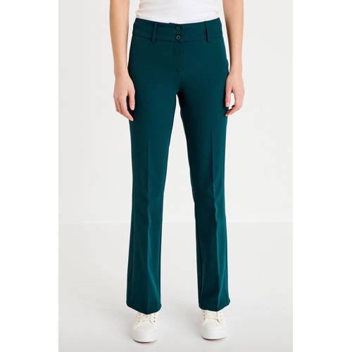 Cache Cache Flared regular waist pantalon donkergroen afbeelding