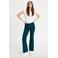 Cache Cache Flared regular waist pantalon donkergroen