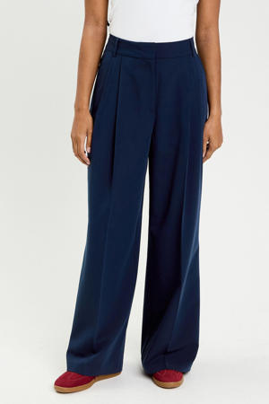 Wide leg high waist pantalon