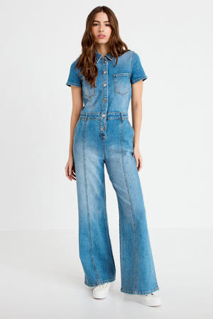 jumpsuit medium blue denim