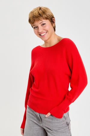 gebreide trui rood