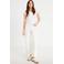 Cache Cache wide leg jeans ecru
