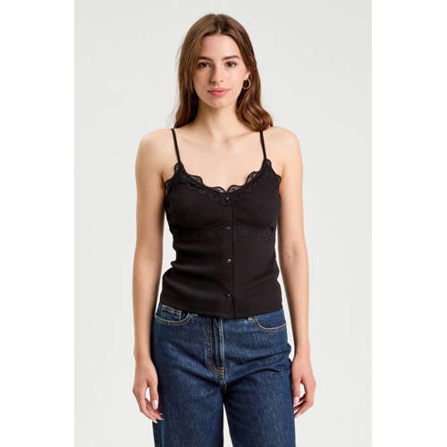Cache Cache mouwloze top zwart afbeelding