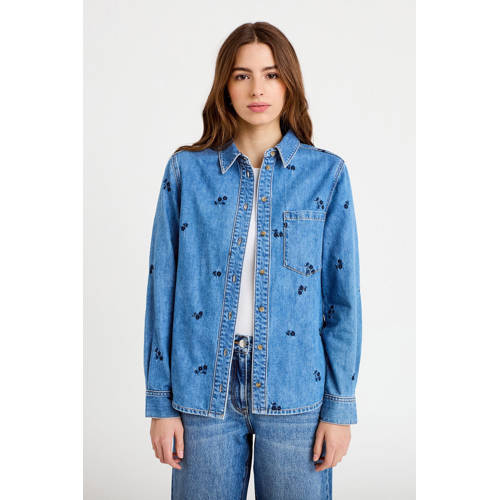 Cache Cache denim blouse medium blue denim afbeelding