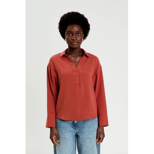 Cache Cache blousetop koraalrood afbeelding