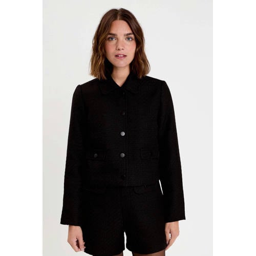 Cache Cache tweed jasje zwart afbeelding