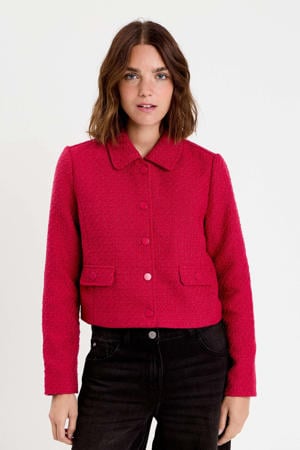 tweed jasje rood