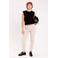 Cache Cache tapered cropped broek beige