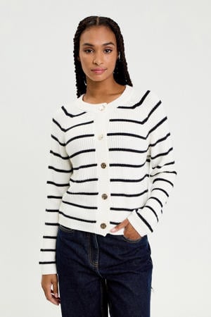 gebreid vest wit