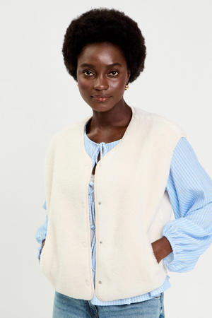 gilet ecru