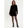 Cache Cache tweed regular high waist casual short zwart