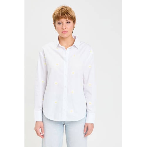 Cache Cache gebloemde blouse wit afbeelding
