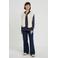Cache Cache geruit blouse donkerblauw