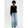 Cache Cache top zwart broderie