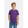 Cars T-shirt met backprint paars