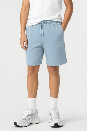 regular waist sweatshort lichtblauw