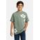 Cars gebloemde T-shirt groen