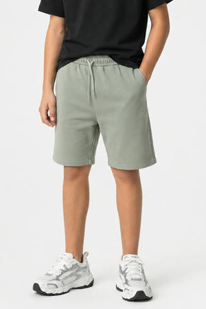 regular waist sweatshort groen