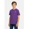 Cars T-shirt met backprint paars