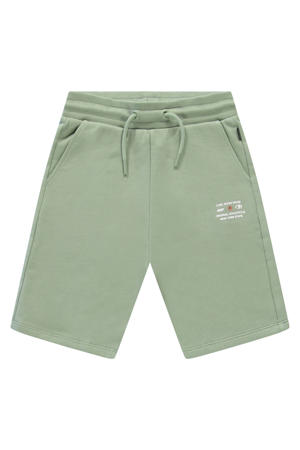 regular waist sweatshort groen