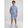Cars regular waist sweatshort lichtblauw met textuur