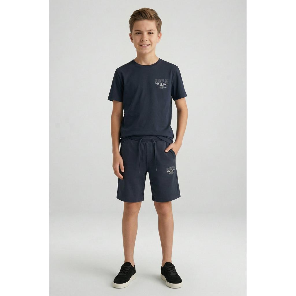 Antraciete jongens Cars regular sweatshort met elastische tailleband met koord en effen