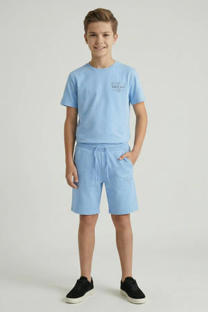 regular sweatshort lichtblauw
