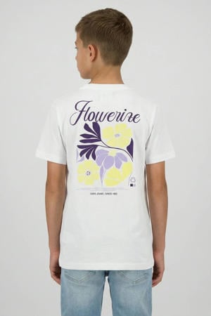 T-shirt met backprint wit