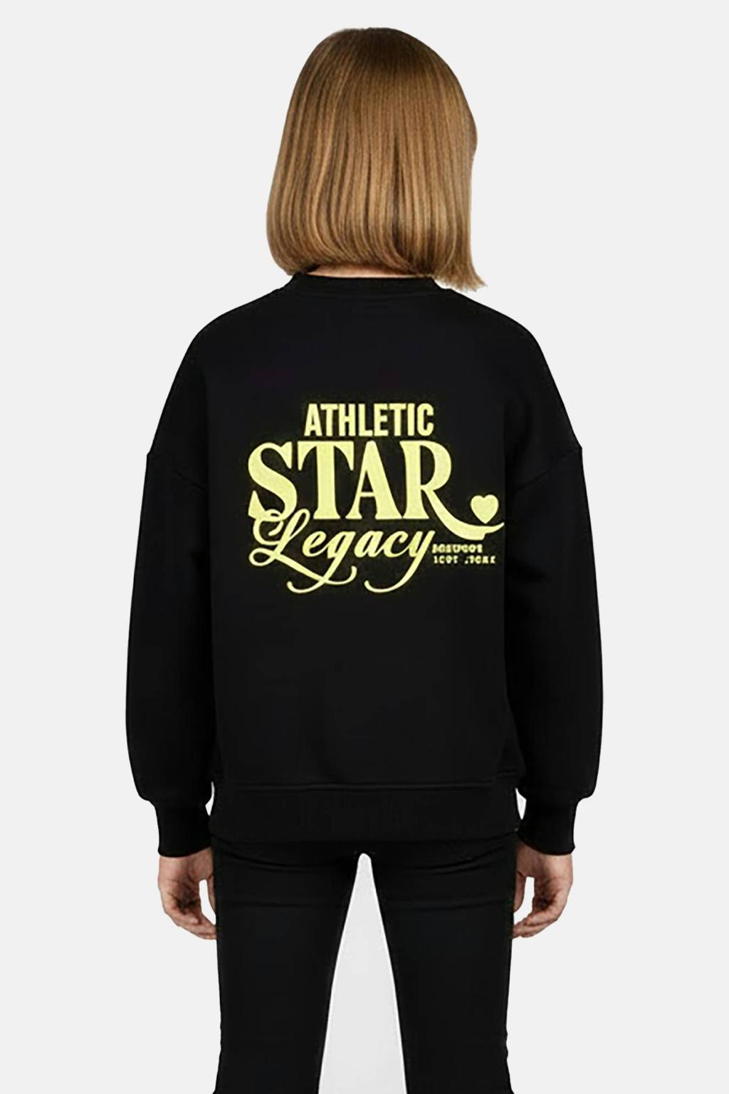 Cars sweater met backprint zwart