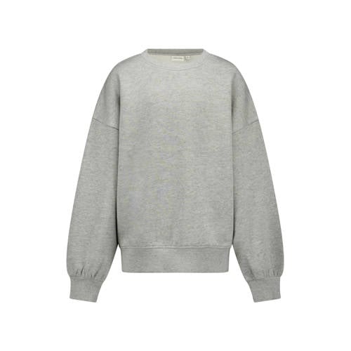 Cars sweater met backprint grijs melange afbeelding
