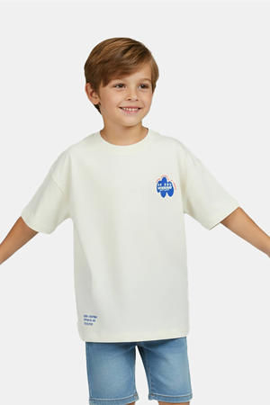 T-shirt met backprint offwhite