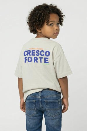 T-shirt met backprint offwhite