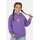 Little Cars hoodie met backprint paars