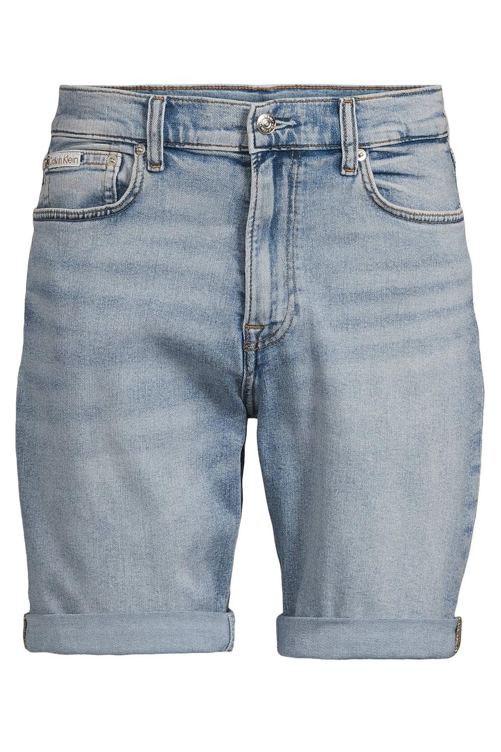 CALVIN KLEIN JEANS denim slim short lichtblauw