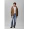 CALVIN KLEIN JEANS regular T-shirt met textuur ecru