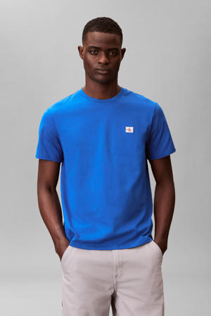 regular T-shirt blauw