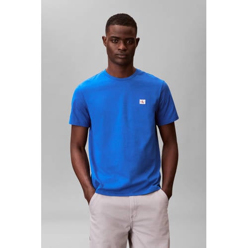 CALVIN KLEIN JEANS regular T-shirt blauw afbeelding