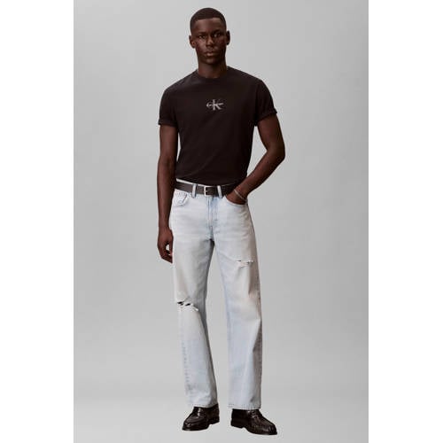 CALVIN KLEIN JEANS regular T-shirt zwart afbeelding