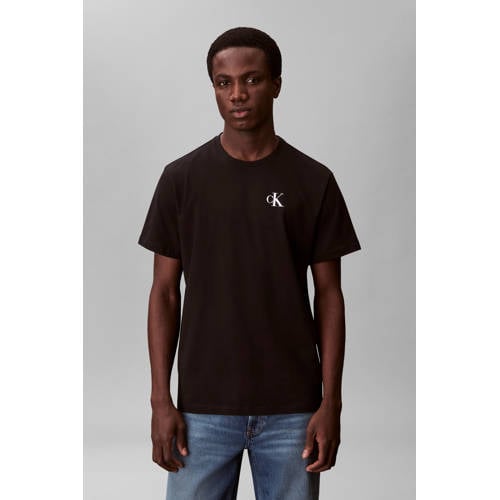CALVIN KLEIN JEANS regular T-shirt zwart afbeelding