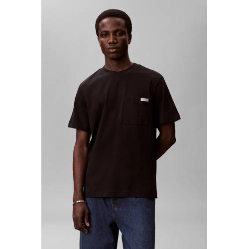 CALVIN KLEIN JEANS relaxed T-shirt zwart afbeelding