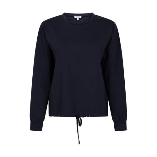 Zoso sweater met backprint donkerblauw afbeelding