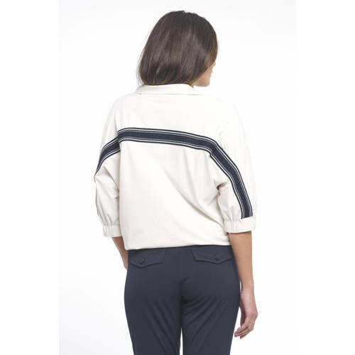 Zoso gestreepte blouse wit afbeelding