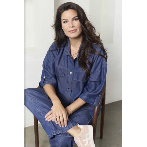 Zoso blouse dark blue denim afbeelding