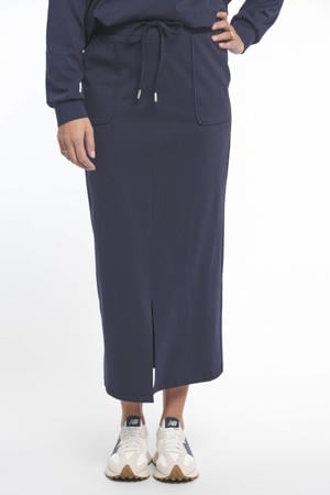 kokerrok donkerblauw